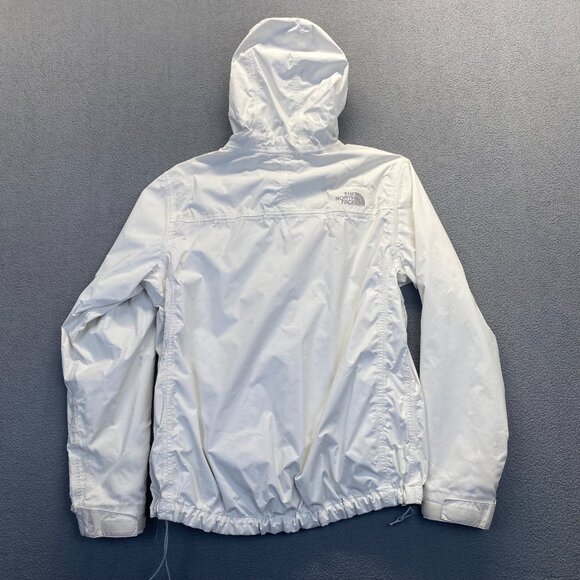 The North Face Hyvent Jacket white women's size medium water proof hiking - Picture 2 of 16